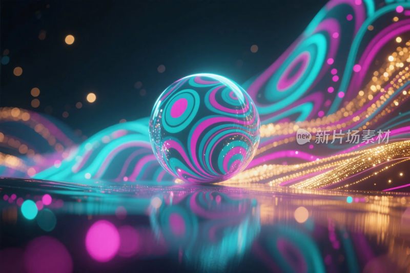 炫彩霓虹艺术球