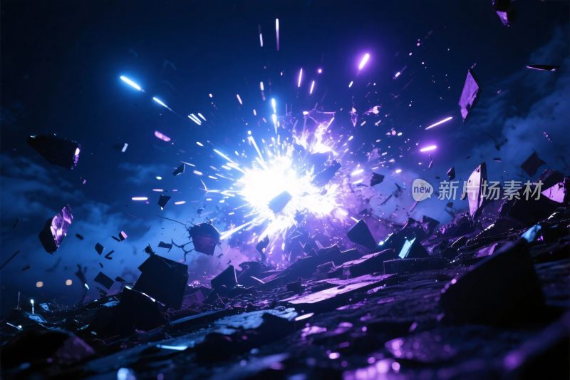 科幻爆炸特效场景