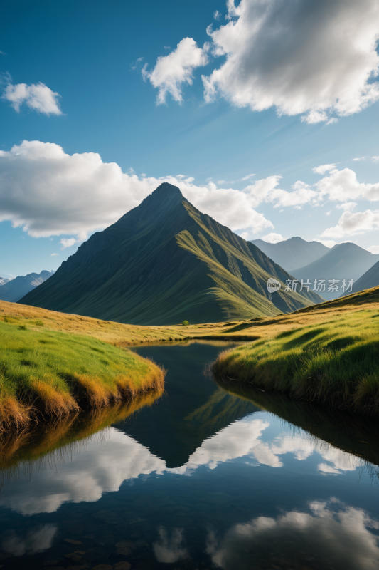 山峰山脉高清风景风光图片