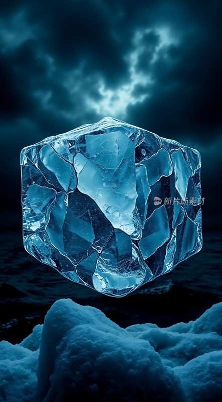 冰封世界晶莹剔透