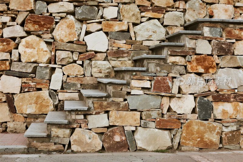 石墙石材纹理结构