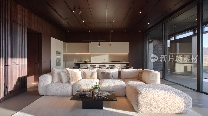 现代简约风客厅室内场景