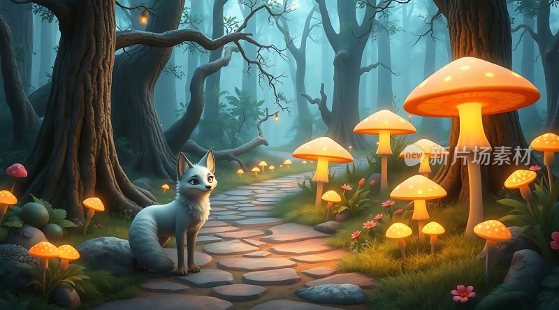 萤光森林中的奇幻之旅