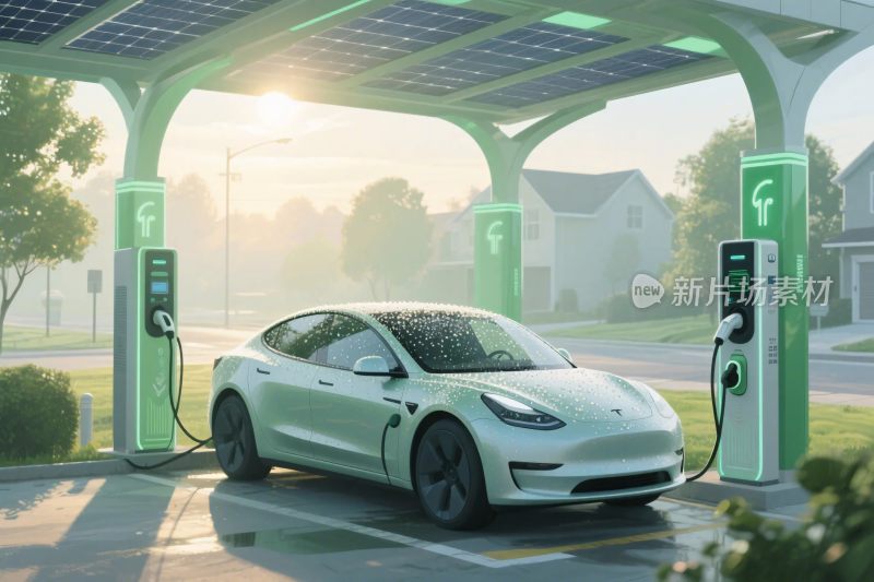 新能源汽车充电站场景