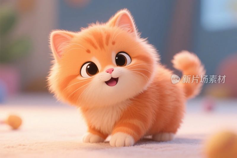 可爱卡通小猫形象