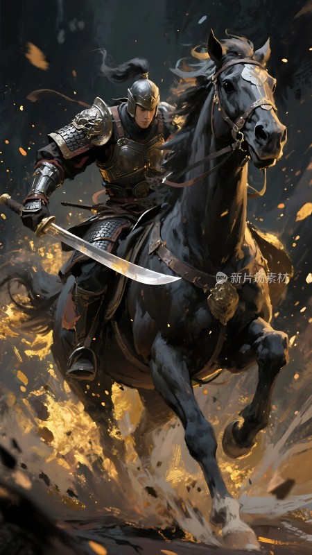 铁甲骑士战马奔腾