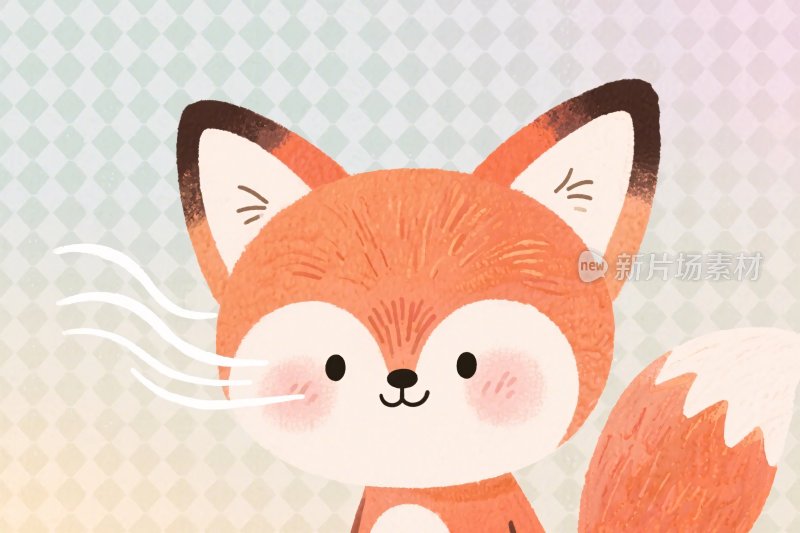 卡通狐狸插画