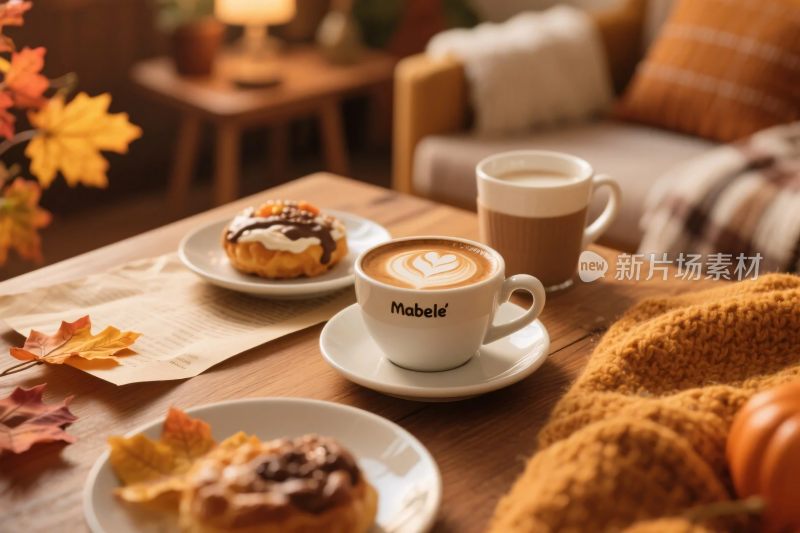 秋季温馨室内场景