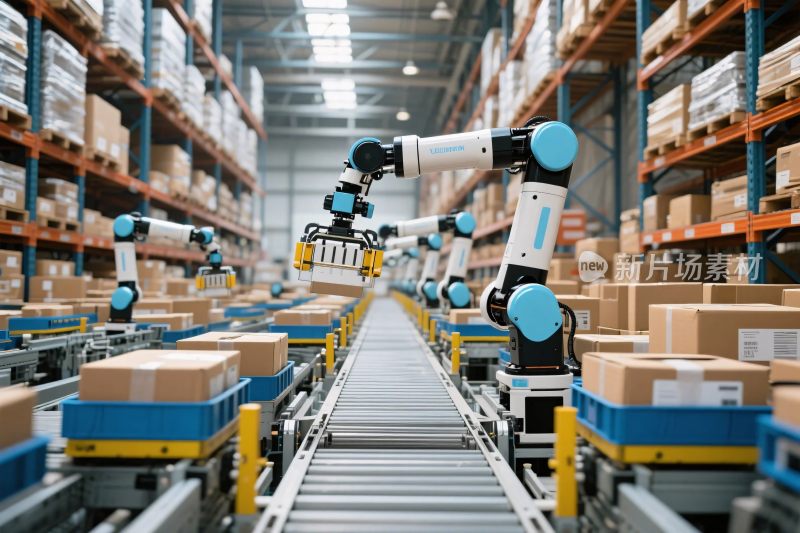 自动化仓库装卸机器人