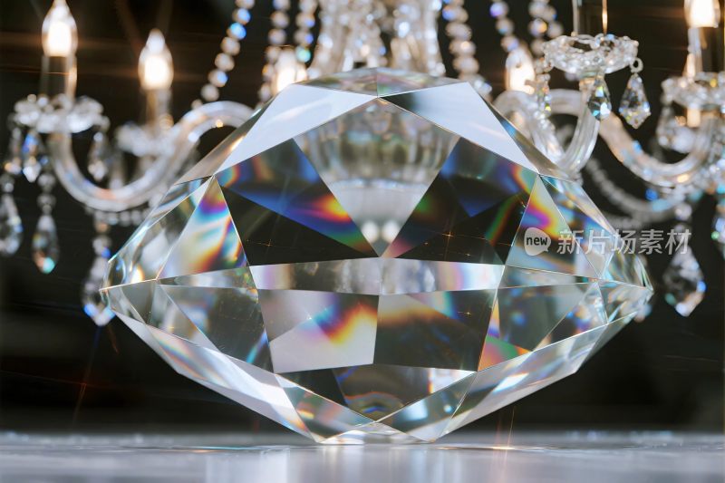 水晶钻石吊灯装饰图