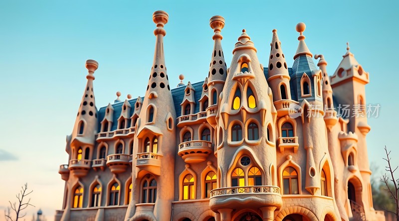 梦幻城堡童话般的建筑杰作