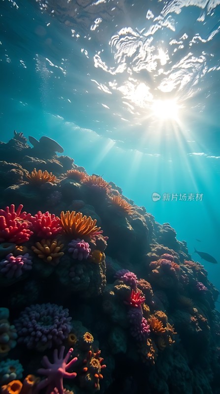 阳光下的海底世界