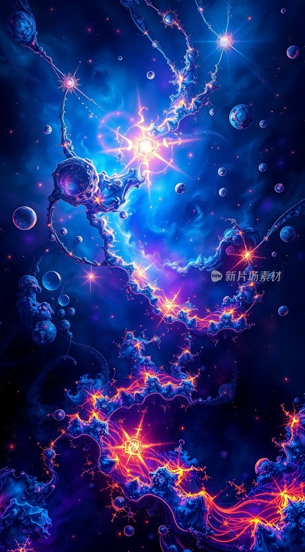 宇宙奇观星云与行星的神秘之旅