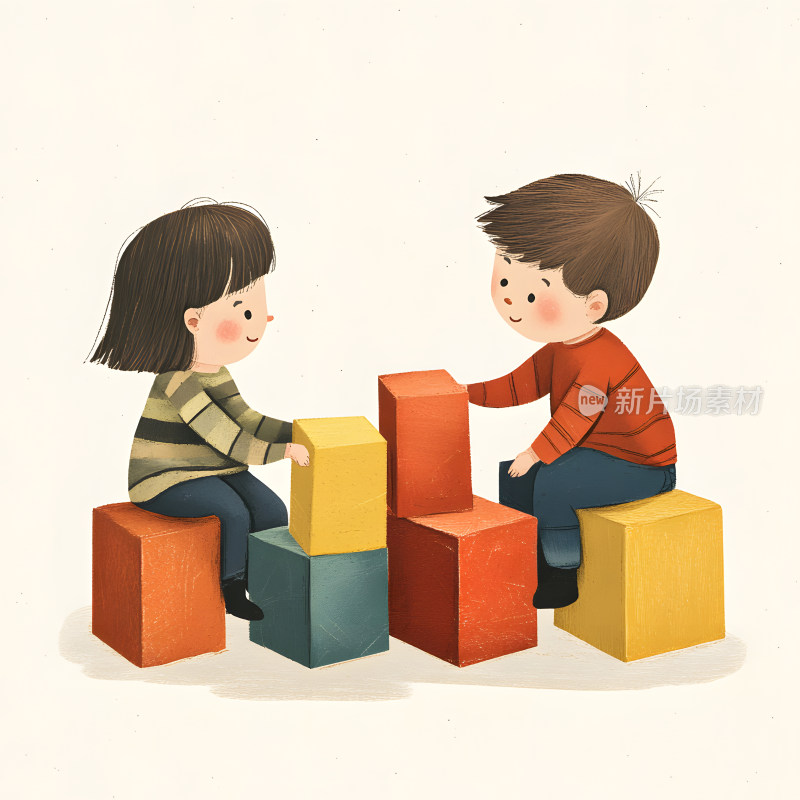 积木堆里的美好时光