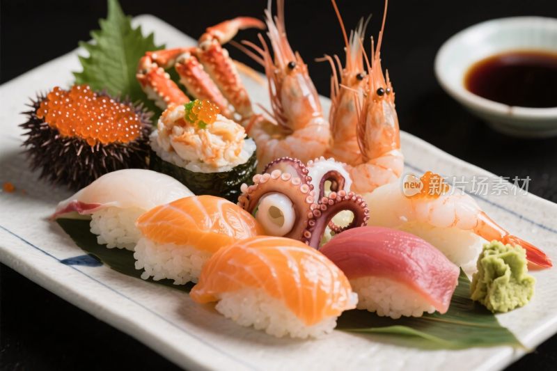 日式寿司美食摆盘
