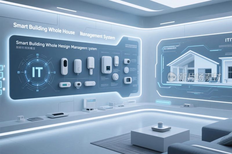 智能建筑智慧管理控制室