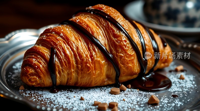 法式可颂巧克力甜点