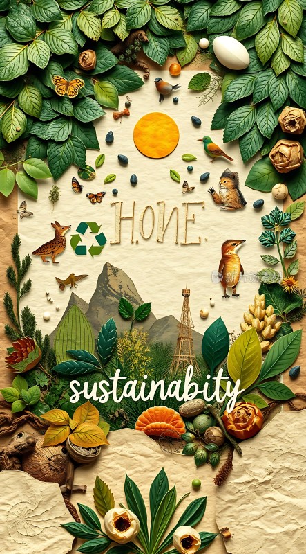 绿色家园可持续未来