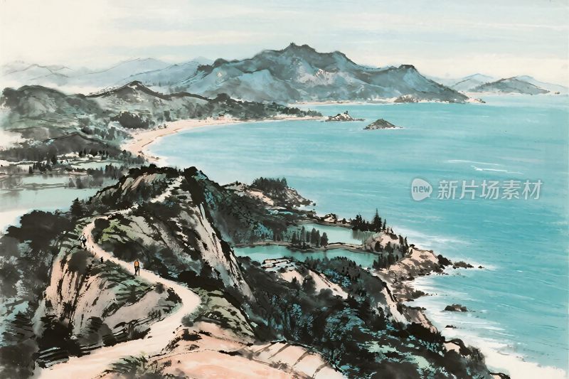 国画山水风景