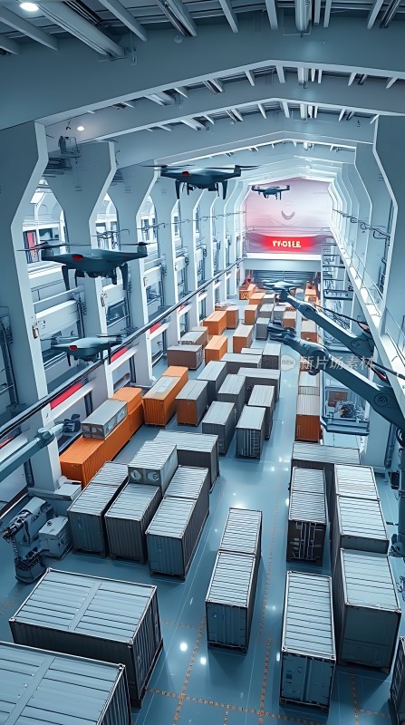 智能物流中心无人机与自动化搬运系统高效协作