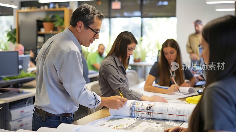 团队协作共同探讨项目方案