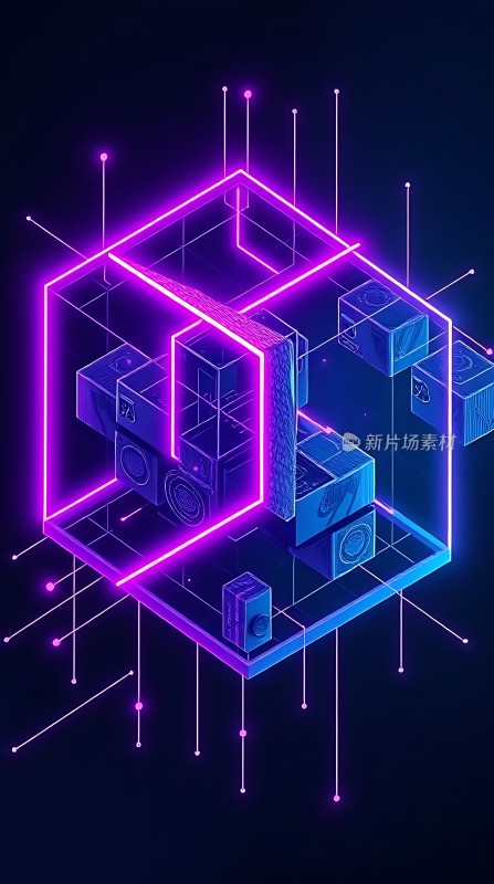 科技感立方体设计