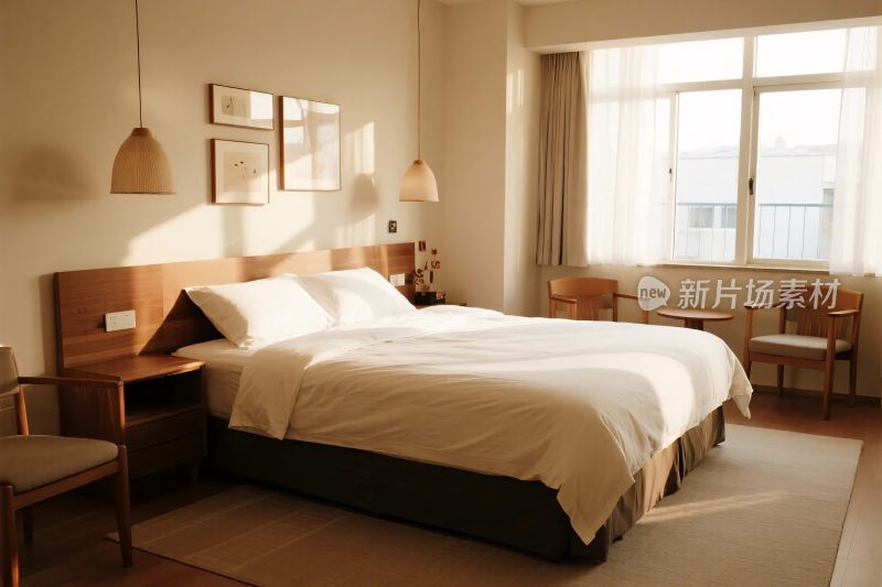 酒店客房内部场景