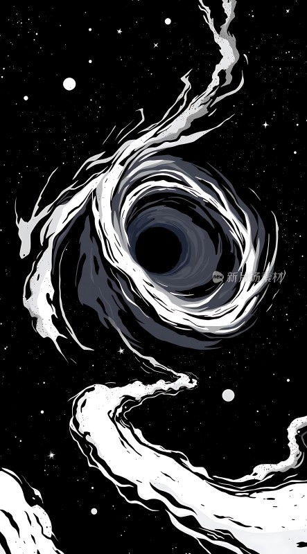 宇宙黑洞漩涡