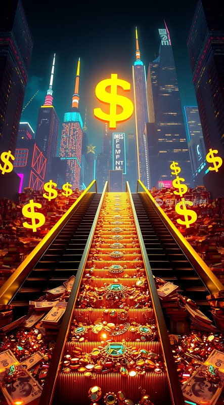 金钱之路通往财富的阶梯