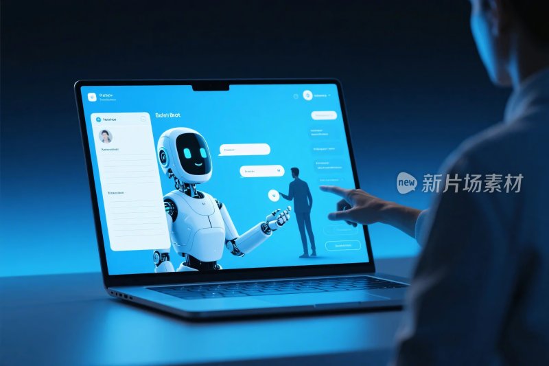 智能交互界面人工智能机器人