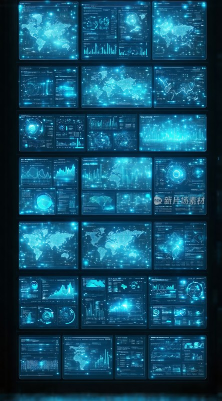 未来科技数据墙