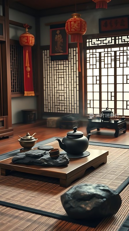 古风茶室雅致静好