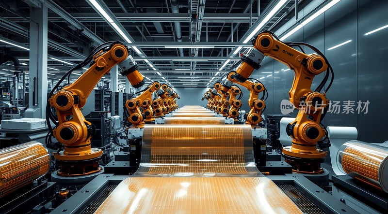 工业机器人生产线高效运作