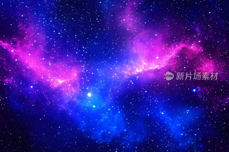 梦幻绚丽的星空背景