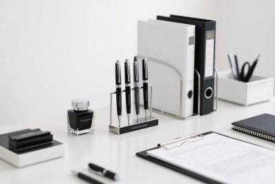 办公桌面文具布置 办公桌面文具布置