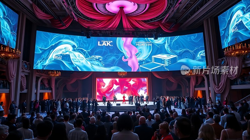 华丽舞台大屏展示