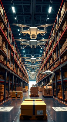 智能仓储物流中心无人机与机器人协同作业 智能仓储物流中心无人机与机器人协同作业