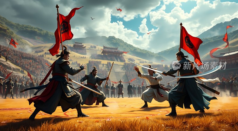 群英荟萃刀光剑影战沙场