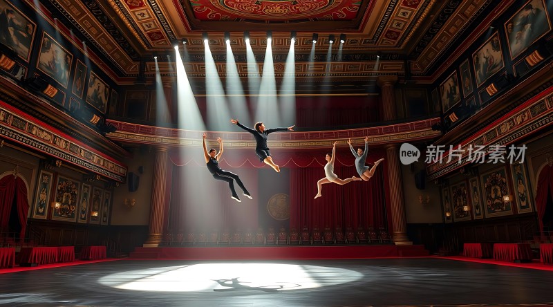 舞台上的精彩舞蹈表演