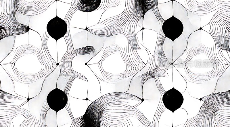 抽象线条艺术图案