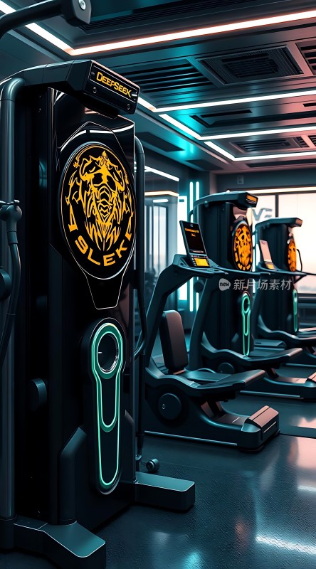 未来健身房科技感健身器材