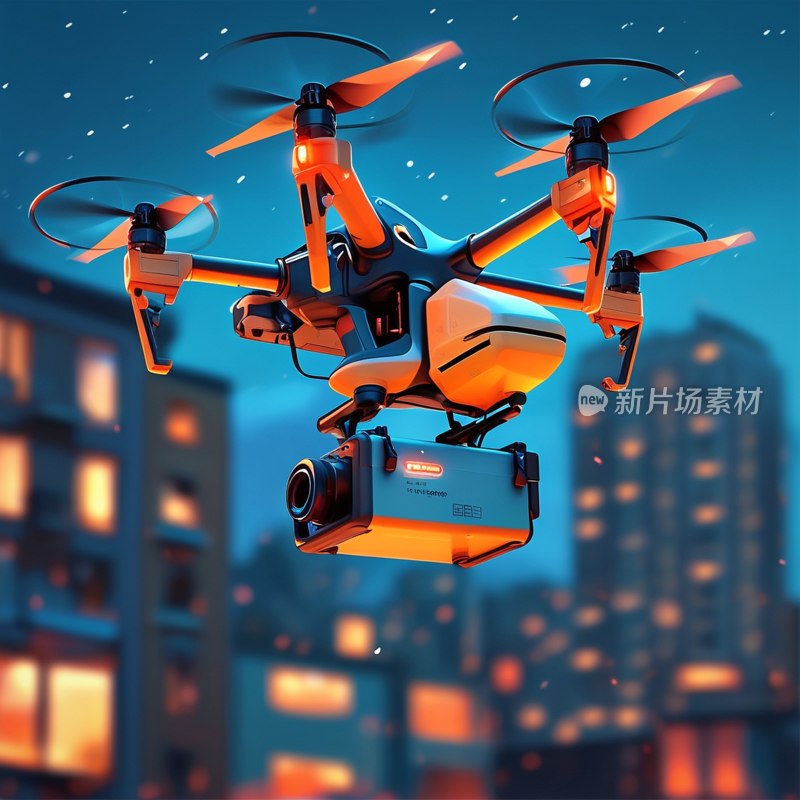 无人机夜航配送