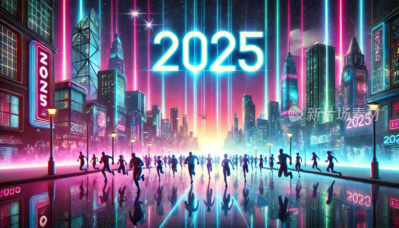 科技感都市奔向2025