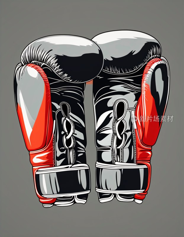 拳击手套矢量图
