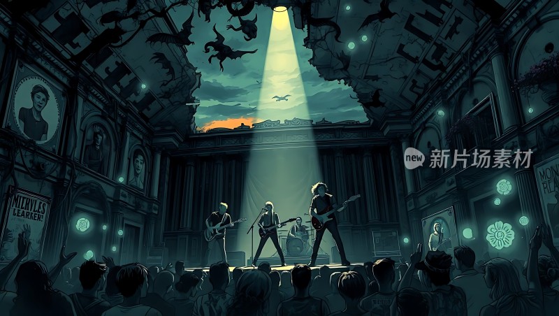 音乐盛宴舞台上的激情演出