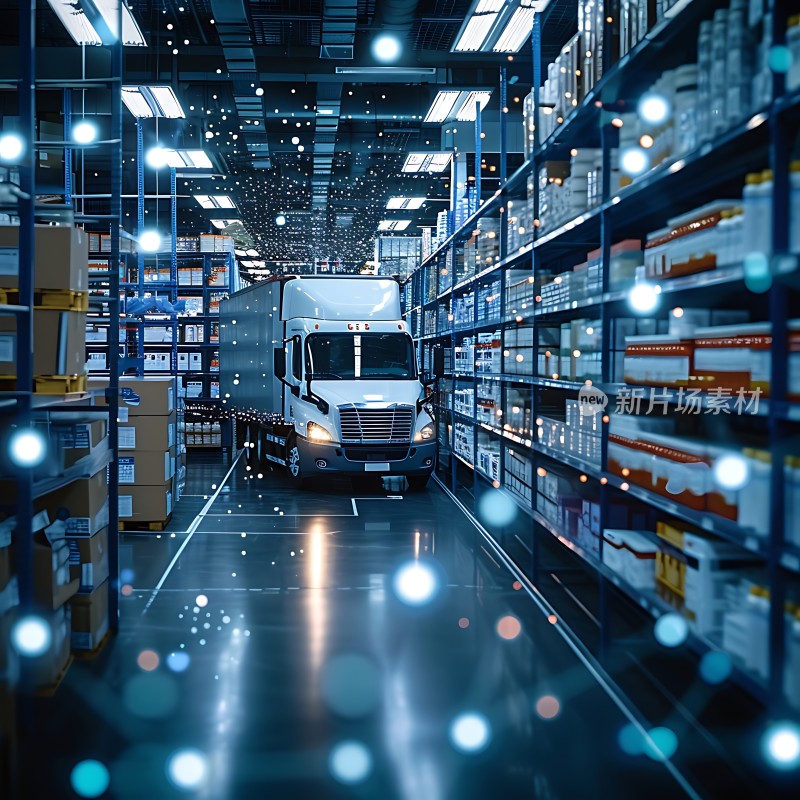 智能仓库物流运输