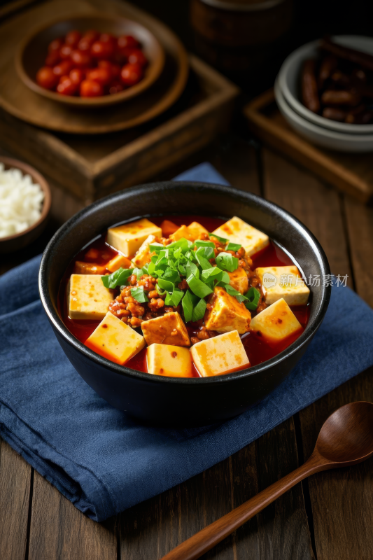 麻婆豆腐中国传统经典美食中式家常美味食物