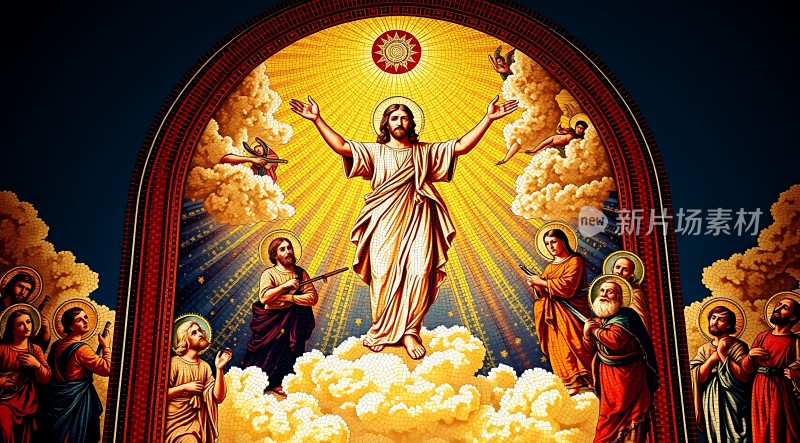 基督升天图