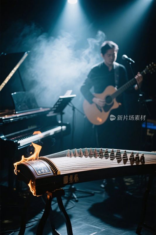 舞台音乐表演场景