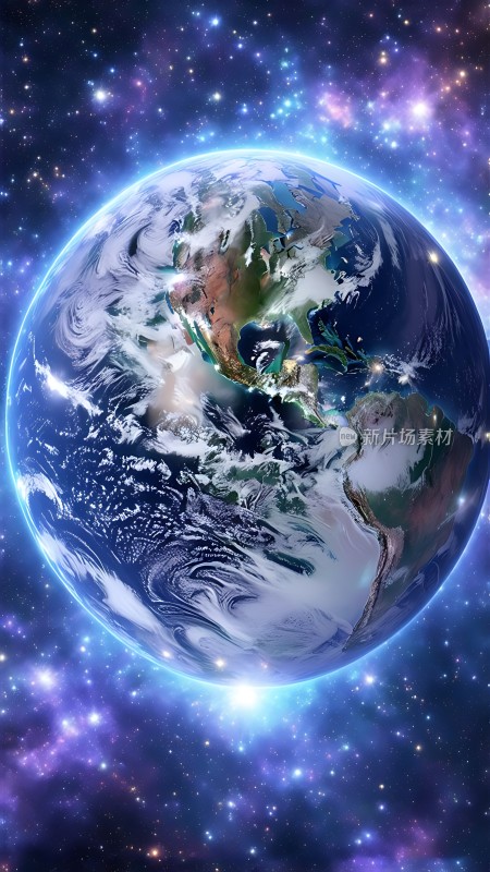 宇宙中的地球之美